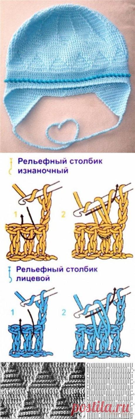 ШАПЧОНКА ДЛЯ МАЛЬЧИКА КРЮЧКОМ