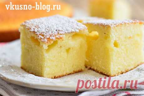 Пирог на сливках