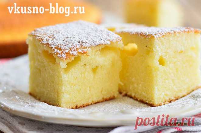 Пирог на сливках