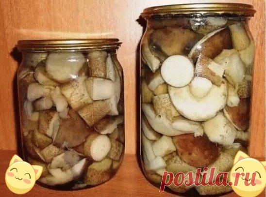 МАРИНАД ДЛЯ ГРИБОВ (Опят, маслят, белых и т. д. )
Хозяйкам на заметочку 
1 литр воды;
2 ст. л. сахара;
4 ч. л. соли;
3 шт. лаврового листа;
6 горошин душистого перца;
4 шт. гвоздики;
3 кусочка корицы (молотой ½ ч. л.) ;
3 ч. л. уксусной эссенции 70 %.
При использовании столового 5% уксуса необходимо взять 800 мл воды и 200 мл 5% уксуса. При использовании 9% уксуса - 890 мл воды и 110 мл 9% уксуса.
ПРИГОТОВЛЕНИЕ:
Вскипятить воду, добавить специи, проварить минутки три (уксус