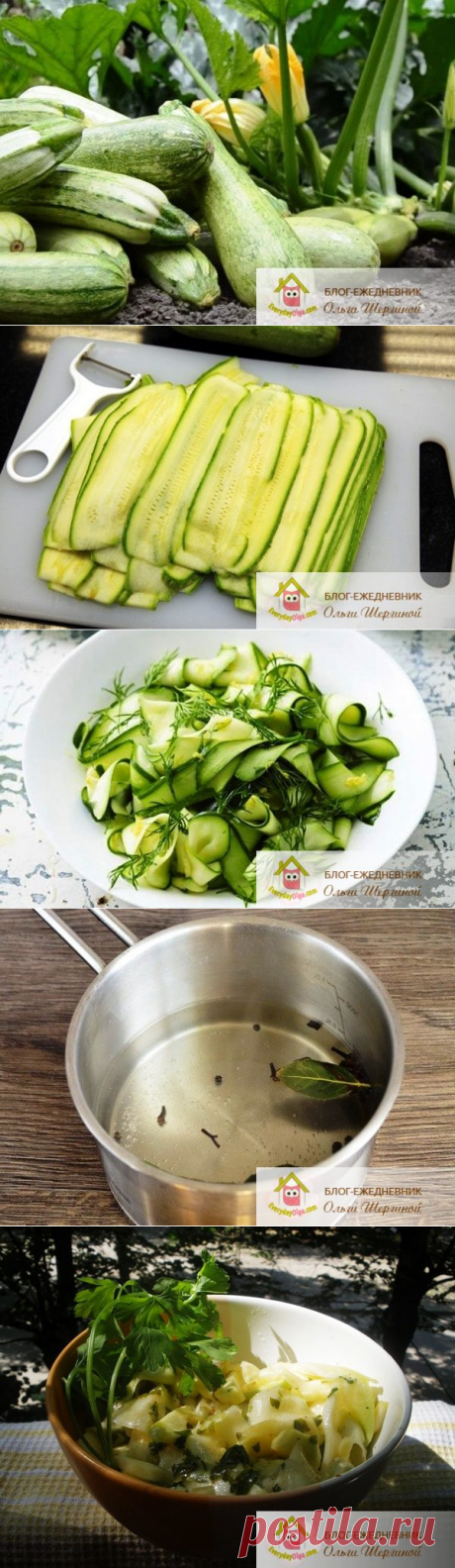 Кабачки маринованные мгновенного поедания: вкусно и пикантно. Самый простой рецепт во всем интернете!