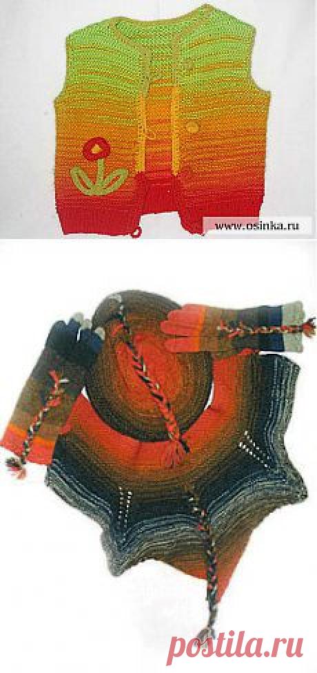 &quot;Арт-меланж&quot; - техника вязания спицами..