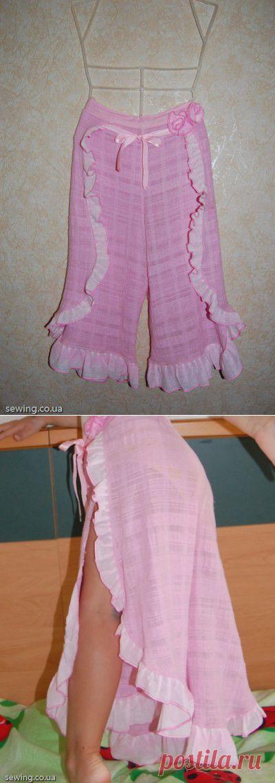 Модные брюки летние, детские.