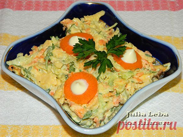 Салат с зелёной редькой | Ваши любимые рецепты