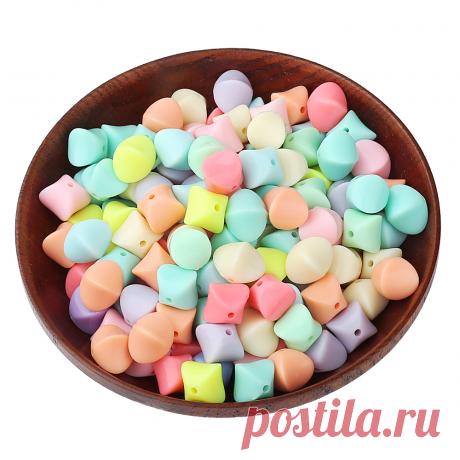 Конфеты Цвета 30 шт./лот Spacer Бисера Прямо Отверстия Акриловые Бусины Дети Площади Бусы для Изготовления Ювелирных Изделий kralen вур sieraden макен купить на AliExpress