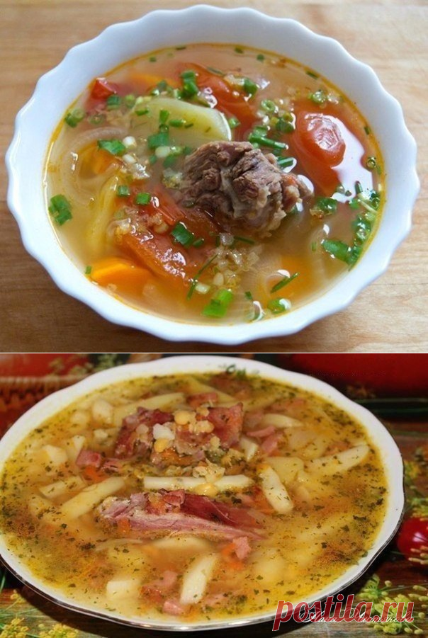 Топ-6 Вкусных и горячих первых блюд