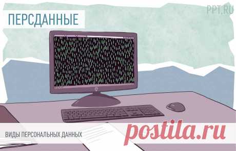 Виды персональных данных  Понимание, что такое персональные данные и их виды, позволяет определить требования законодательства к их защите. Непринятие мер защиты индивидуальных сведений или недостаточность такой защиты является основанием привлечения компании к ответственности.  
