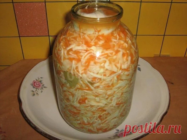 САМАЯ ПРОСТАЯ И ВКУСНАЯ КВАШЕНАЯ КАПУСТА!