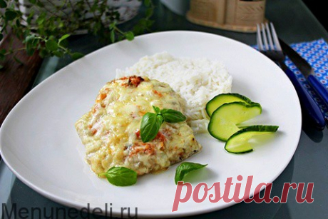 Свинина в духовке с помидорами и сыром / Меню недели