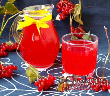 Морс из калины фото рецепт приготовления