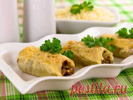 Фаршированный лук-порей