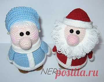 Дедушка Мороз и бабушка Снегурка