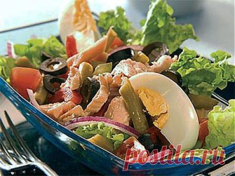 Салат с семгой. Кулинарный рецепт с фото | Наш Рецепт. Вкусные рецепты