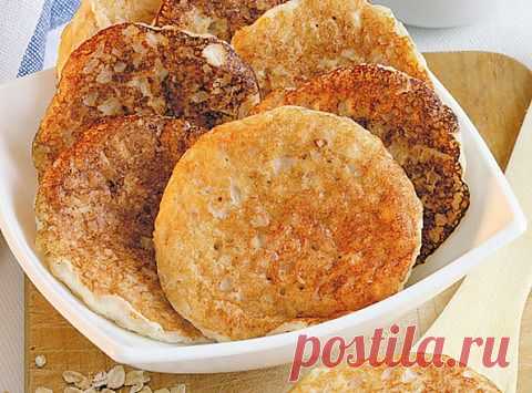 Простые оладьи из геркулеса | Домашняя кулинария