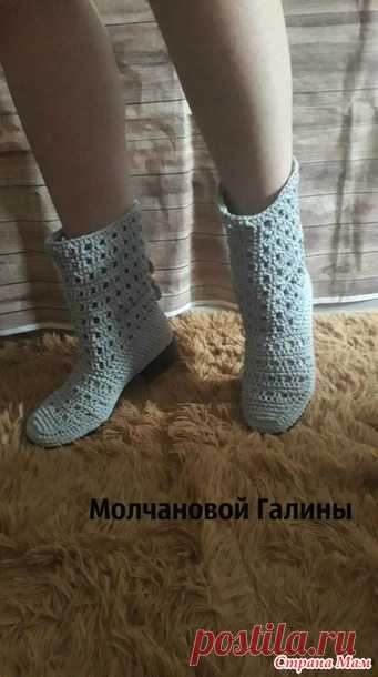. Обувь для дома и не только - Вязание - Страна Мам