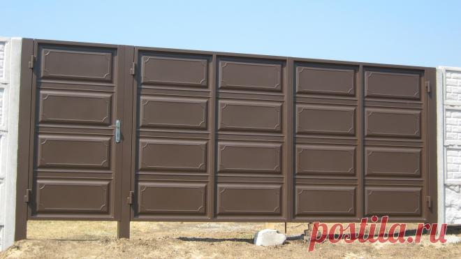 Ворота филенка №2- 2м х 3,95м - ФЛП 