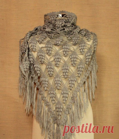 Шаль «Виноградные Гроздья» | Ниточка