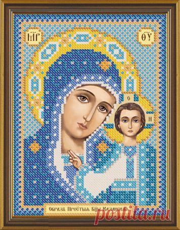 Бис 5002 Богородица Казанская (рисунок на ткани)