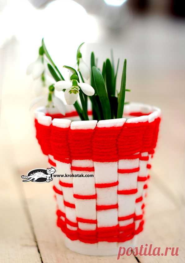 Don’t throw the empty styro coffee cups :) | krokotak