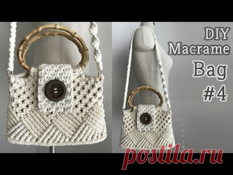 Сумочка, макраме.