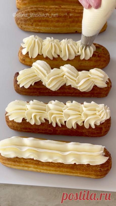 5 способов сделать декор одной насадкой. Я очень люблю вот такую закрытую звезду среднего размера. Номер 1С.

❤️‍🔥Какой декор вам понравился больше всего: 1,2,3,4,5?

Если было полезно, не забудьте нажать ❤️❤️❤️😉

#эклер#эклеры#торт#eclair#eclairs#cakedecorating