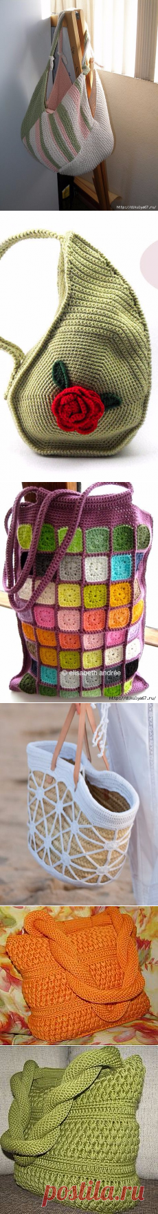 Вязаные сумочки