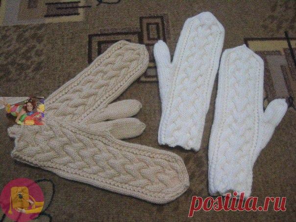 Много идей теплых и красивых варежек со схемами — Сделай сам, идеи для творчества - DIY Ideas