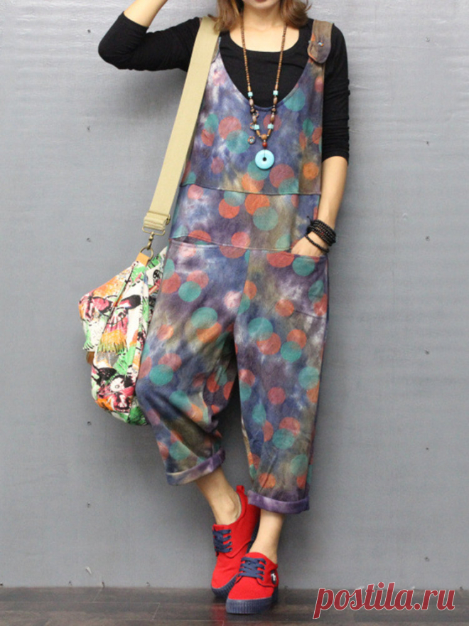 O-NEWE Casual Printed Strap Pockets Jumpsuits For Women  Your friend shared a fashion website for you and give you $60 coupons! Claim it now.
