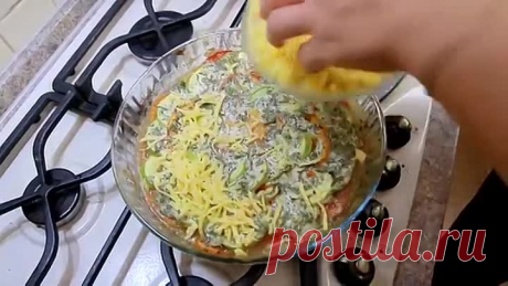 Вкуснющий ужин из простых продуктов! Овощная Запеканка с Фаршем