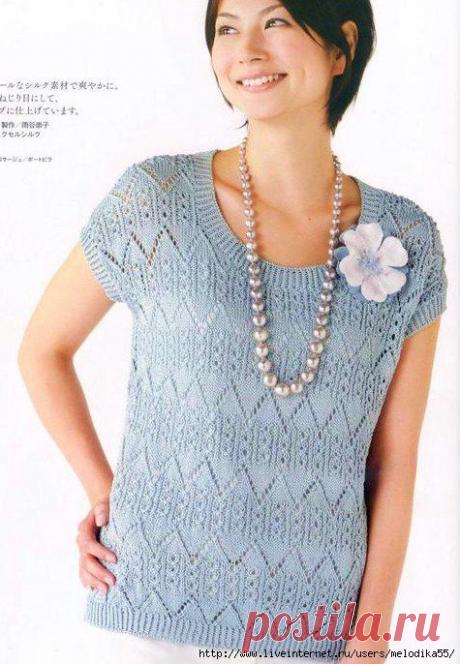 Спицы.Кофточка..