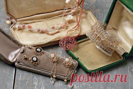 Как сделать Проволока-Вязание крючком ювелирные изделия-CraftStylish