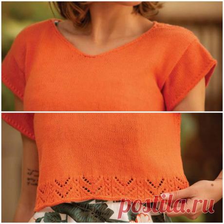 Необычные модели спицами на весну и лето: интересные топы, туника, блуза и два пуловера | Вяжем вместе! | Яндекс Дзен