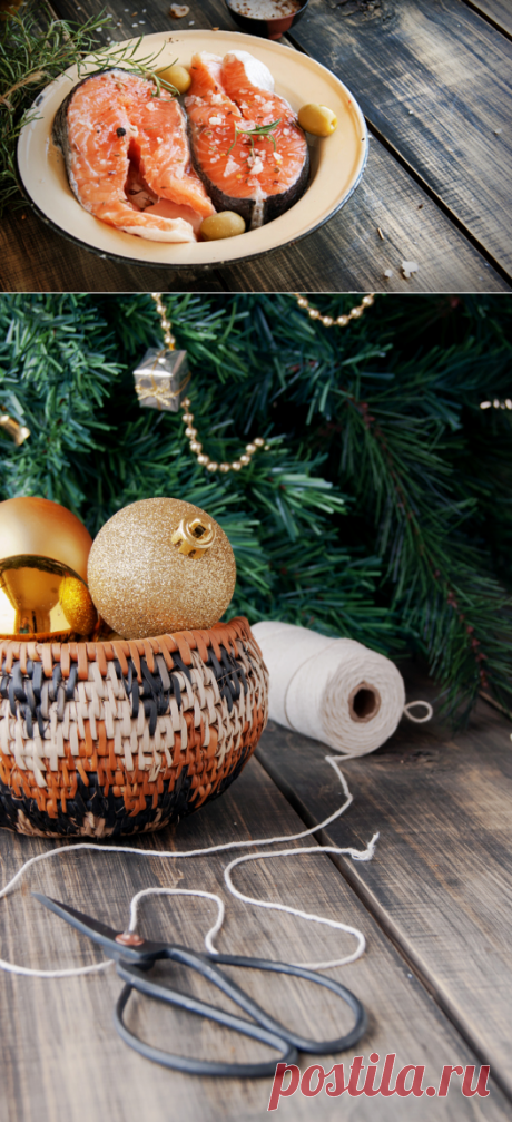 Christmas decorations, scissors and twine selective focus / 500px