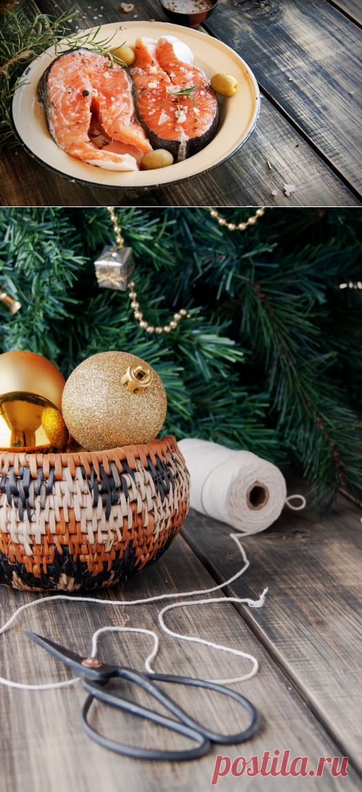Christmas decorations, scissors and twine selective focus / 500px