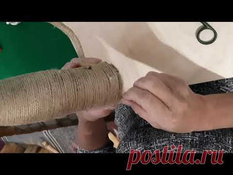 Мастер-класс по изготовлению игрушки (кота) из джута.