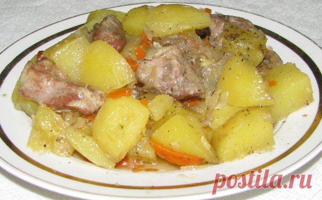 Рецепты для готовки в мультиварке: тушеная картошка с мясом