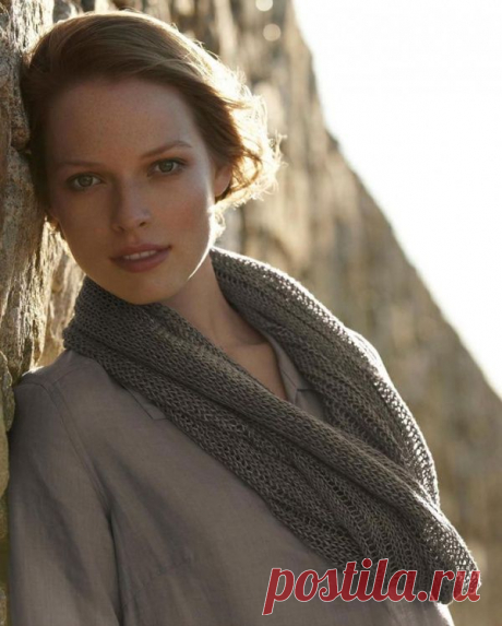 Как носить шарф-снуд