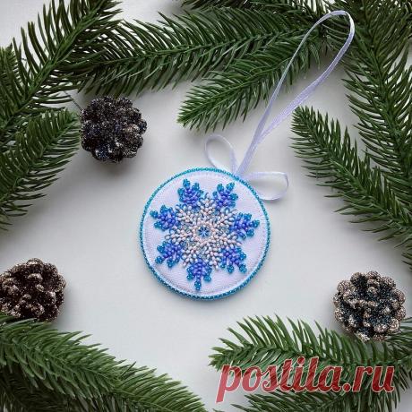 Елочная игрушка «Снежинка» / Екатерина Толстова / 25.01.2022 / Фотофорум на BurdaStyle.ru