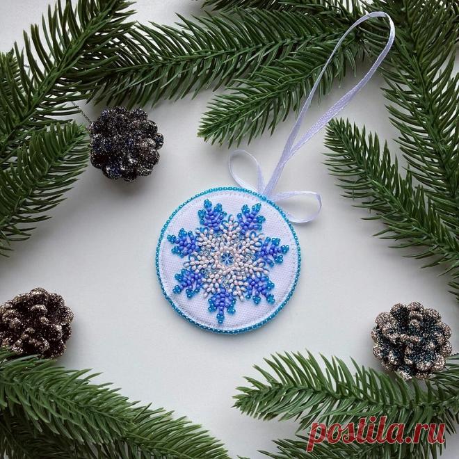 Елочная игрушка «Снежинка» / Екатерина Толстова / 25.01.2022 / Фотофорум на BurdaStyle.ru