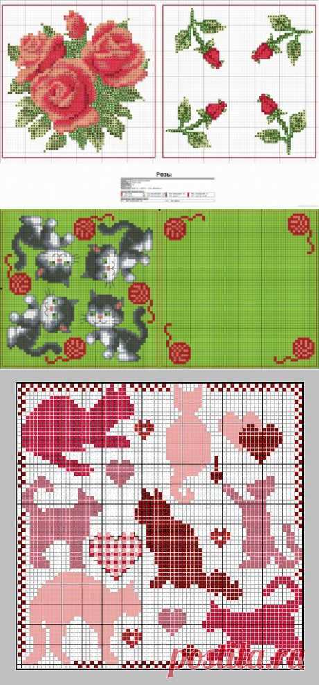 Схемы вышивки бискорню / Вышивка / Схемы вышивки крестом