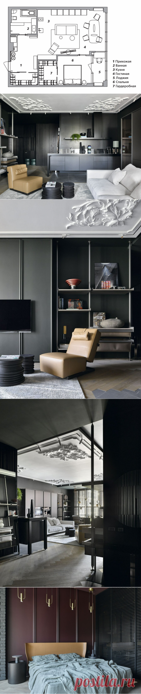 Квартира для молодого человека, 73 м² | AD Magazine Russia | Яндекс Дзен