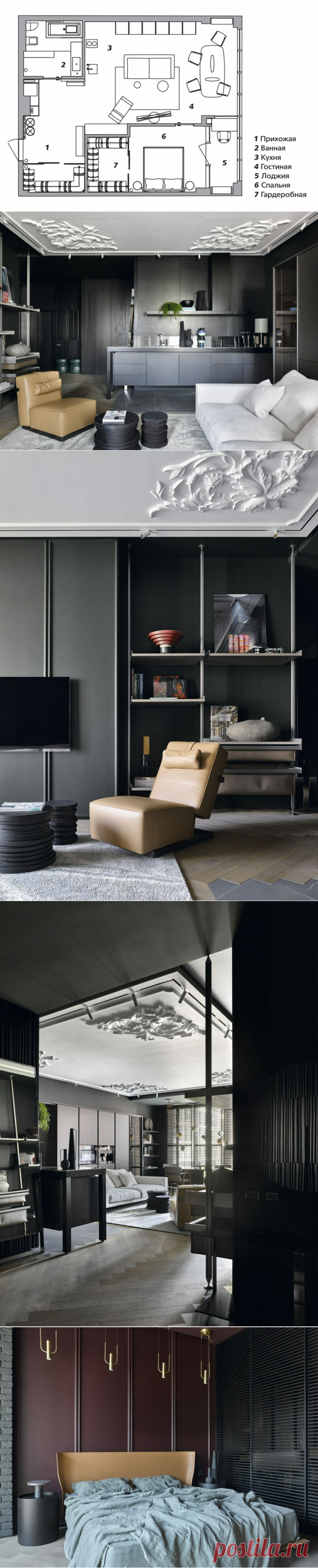 Квартира для молодого человека, 73 м² | AD Magazine Russia | Яндекс Дзен