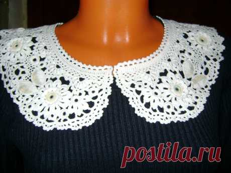 Воротник &quot;Ирландия&quot; (работа Наталья Вагнер)
Вязанье на заказ ирландское кружево,платья,жакеты,юбки,топы...