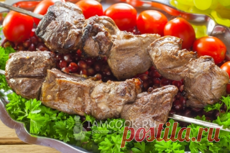 Шашлык в гранатовом соке