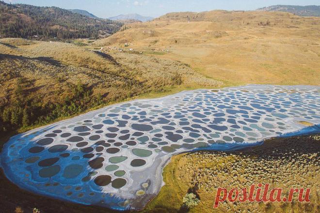 Канадское достояние: чем славится «Пятнистое озеро» Матушка-природа создала много шедевров, и озеро Клилук, однозначно, в их числе.