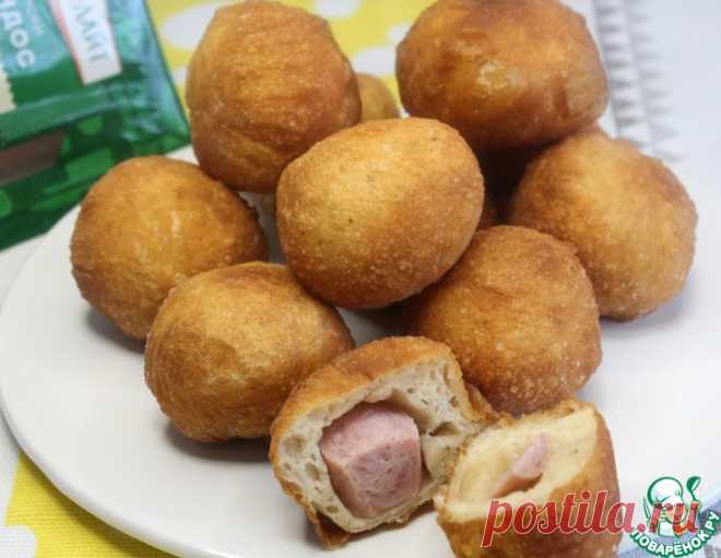 Пончики с сосисками Грандос – кулинарный рецепт