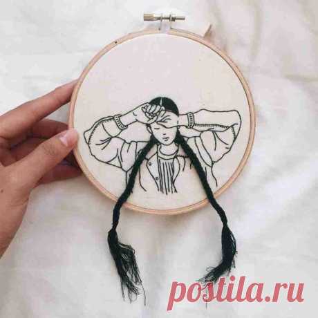 Идеи вышивки без границ — Сделай сам, идеи для творчества - DIY Ideas