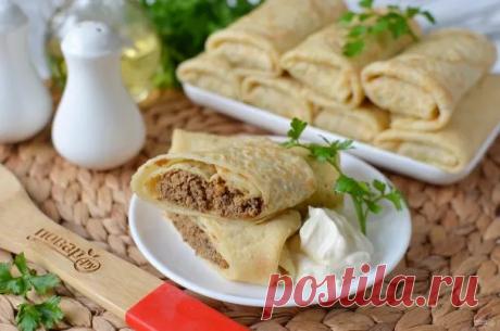 Блинчики с говяжьей печенью ⭐⭐⭐⭐⭐ Готовьте с пошаговым рецептом Блинчики с говяжьей печенью. Подробное объяснение с фото и видео. Ингредиенты для Блинчики с говяжьей печенью и время готовки. Блинчики с говяжьей печенью У меня сегодня на завтрак очень вкусные блинчики с говяжьей печенью, которую я отвариваю обычно вечером, чтобы утром не терять