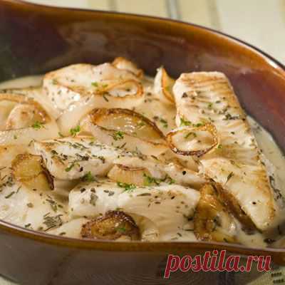 Рыба, запеченная в сметане. рецепт вкусно приготовить