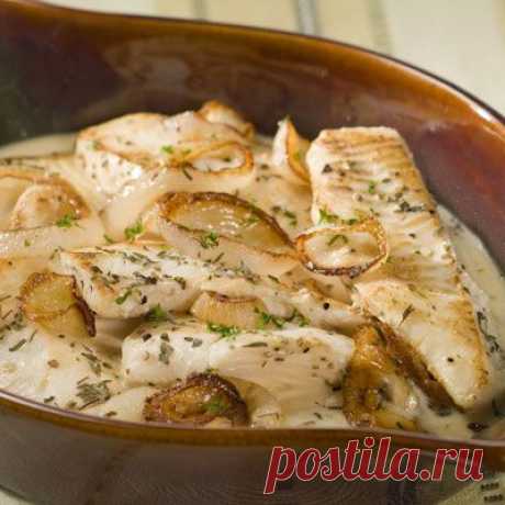 Рыба, запеченная в сметане. рецепт вкусно приготовить